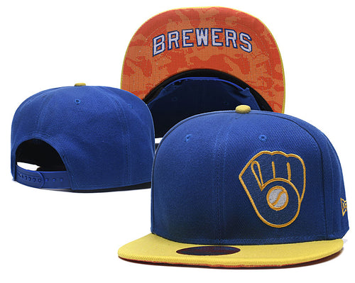 Milwaukee Brewers MLB Snapbacks Baseball Hat - thehatslover