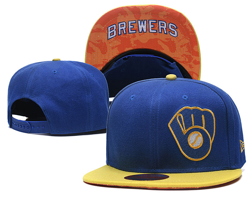 Milwaukee Brewers MLB Snapbacks Baseball Hat - thehatslover