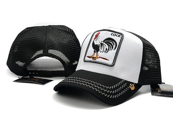 Goorin Bros Hat Cock Black White - thehatslover