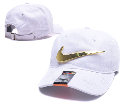 Nike Hat White Gold Black - thehatslover