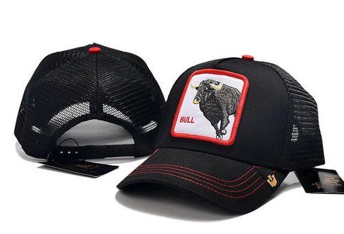 Goorin Bros Hat Bull Black Red - thehatslover