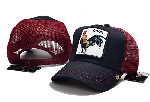 Goorin Bros Hat Cock Black Red - thehatslover