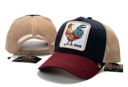 Goorin Bros Hat Cock Black Red Brown - thehatslover