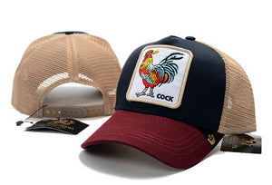Goorin Bros Hat Cock Black Red Brown - thehatslover