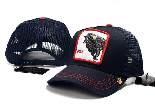 Goorin Bros Hat Bull Red Blue Black - thehatslover