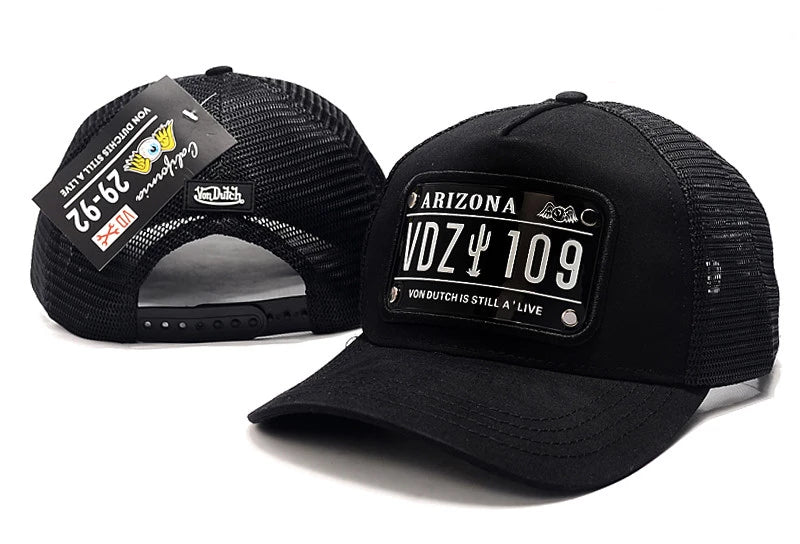 Von Dutch Arizona Snapbacks Hat Black - thehatslover