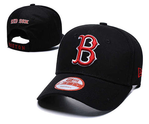 Boston Red Sox MLB Snapbacks Baseball Cap Hat Black Red White lining