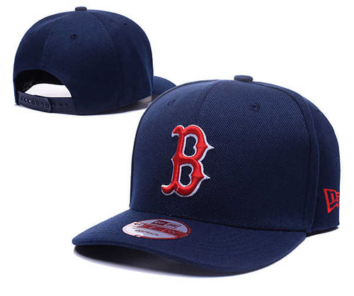 Boston Red Sox MLB Snapbacks Baseball Cap Hat Dard Blue Red lining