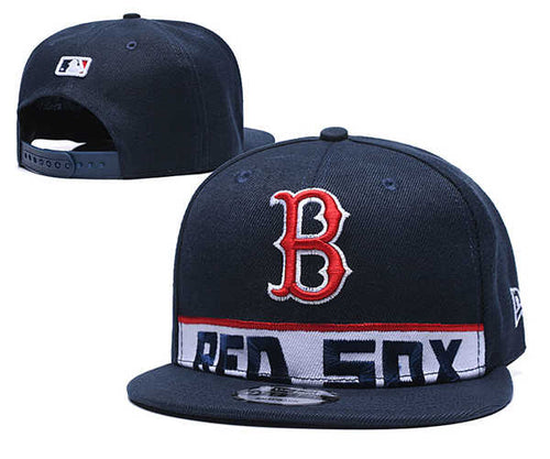 Boston Red Sox MLB Snapbacks Baseball Hat Blue Red White