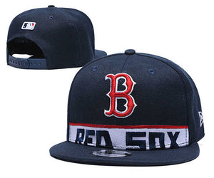 Boston Red Sox MLB Snapbacks Baseball Hat Blue Red White