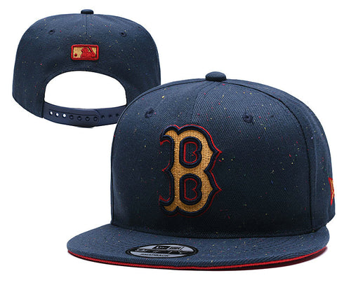 Boston Red Sox MLB Snapbacks Baseball Hat Blue Yellow