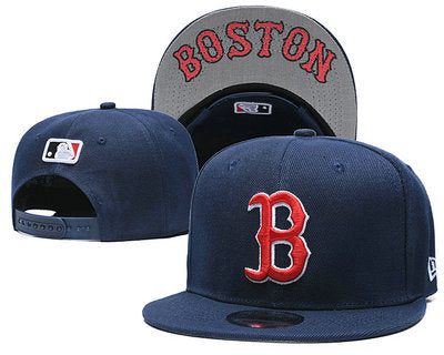 Boston Red Sox MLB Snapbacks Baseball Hat Dark Blue Red
