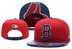 Boston Red Sox MLB Snapbacks Baseball Hat Red Blue B