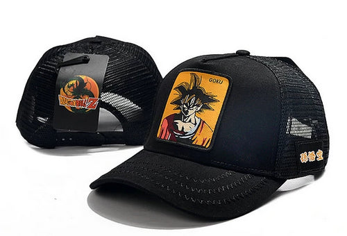 Dragon Ballz Goku Snapbacks Hat Black - thehatslover