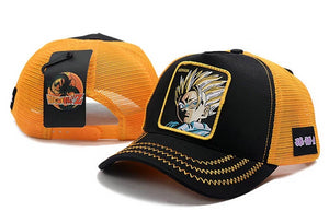 Dragon Ballz Snapbacks Hat Black Yellow - thehatslover