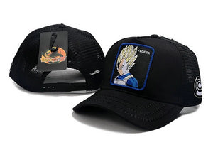 Dragon Ballz Vegeta Snapbacks Hat Black - thehatslover