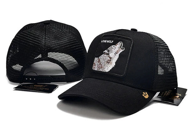 Goorin Bros Hat Lone Wolf Black - thehatslover