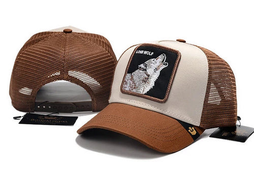 Goorin Bros Hat Lone Wolf Brown - thehatslover