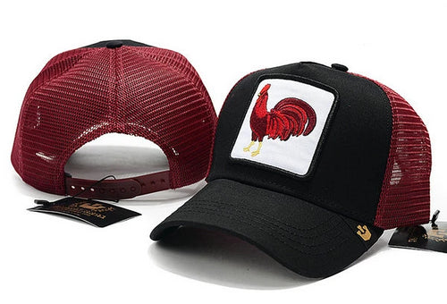 Goorin Bros Hat Red Black - thehatslover
