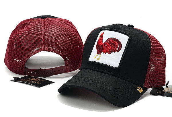 Goorin Bros Hat Red Black - thehatslover
