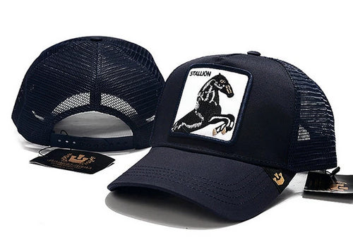 Goorin Bros Hat Stallion Blue Black - thehatslover