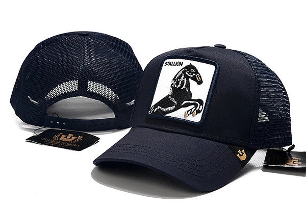 Goorin Bros Hat Stallion Blue Black - thehatslover