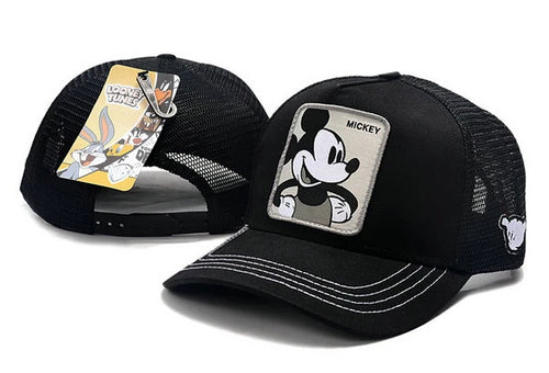 Looney Tunes Mickey Snapbacks Hat Black - thehatslover