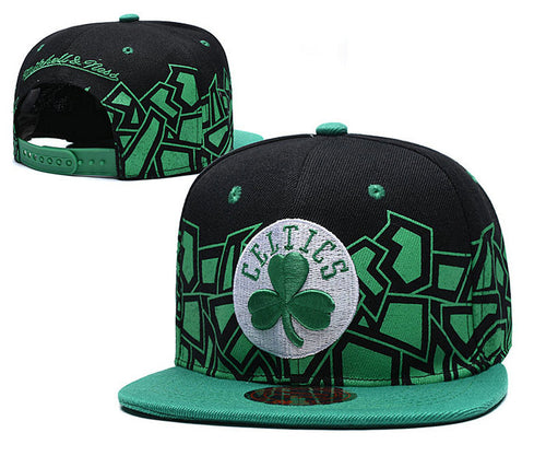 NBA Boston Celtics Snapbacks Hat Black Green - thehatslover