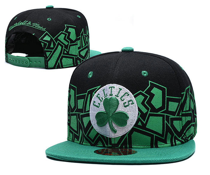 NBA Boston Celtics Snapbacks Hat Black Green - thehatslover
