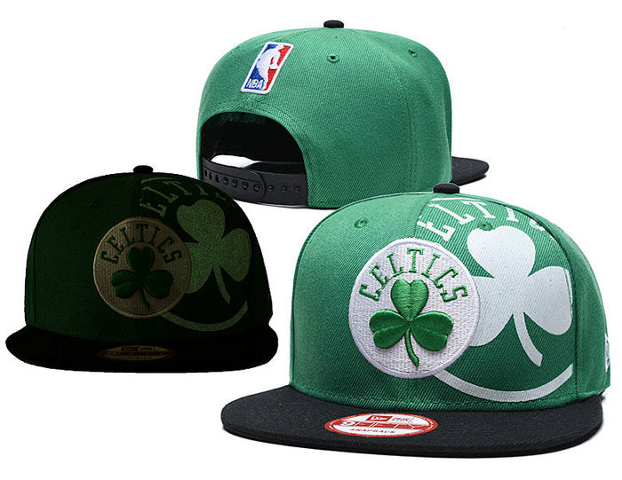 NBA Boston Celtics Snapbacks Hat Green Black - thehatslover