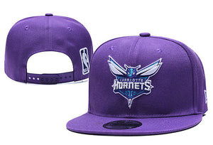 NBA Charlotte Hornets Snapbacks Hat Purple - thehatslover