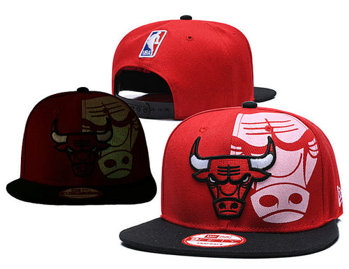 NBA Chicago Bulls Snapbacks Hat Red - thehatslover