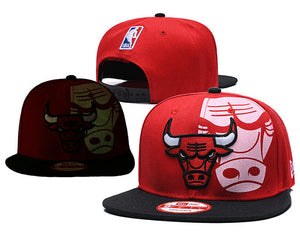 NBA Chicago Bulls Snapbacks Hat Red - thehatslover