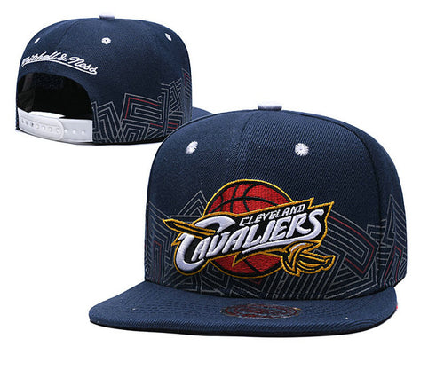 NBA Cleveland Cavaliers Snapbacks Hat BlueBlack - thehatslover