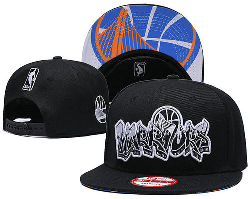 NBA Golden State Warriors Snapbacks Hat Black - thehatslover