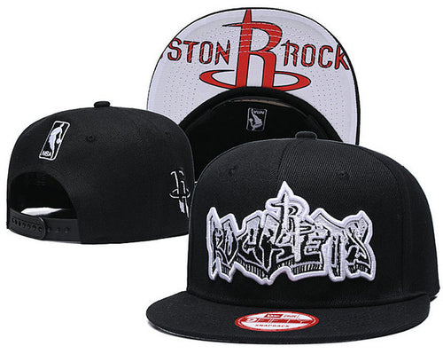 NBA Houston Rockets Snapbacks Hat Black - thehatslover