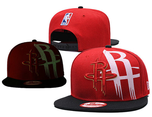 NBA Houston Rockets Snapbacks Hat Red - thehatslover
