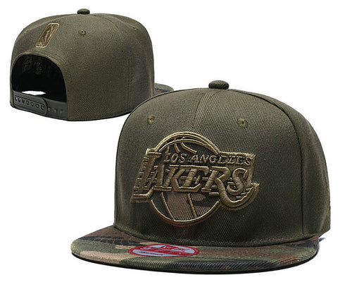 NBA Los Angeles Lakers Snapbacks Hat Dark Brown - thehatslover