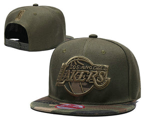 NBA Los Angeles Lakers Snapbacks Hat Dark Brown - thehatslover