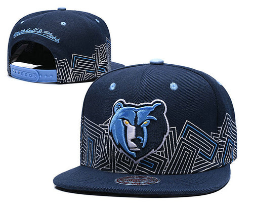 NBA Memphis Grizzlies Snapbacks Hat BlueBlack - thehatslover