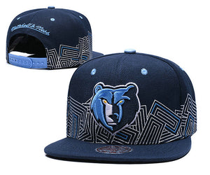 NBA Memphis Grizzlies Snapbacks Hat BlueBlack - thehatslover