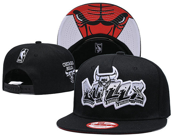 NBA Snapbacks Hat Chicago Bulls Black - thehatslover