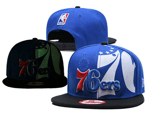 NBA Snapbacks Hat Philadelphia 76bers Blue - thehatslover