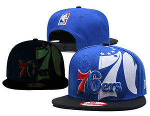 NBA Snapbacks Hat Philadelphia 76bers Blue - thehatslover