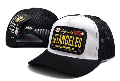 Von Dutch Snapbacks Hat Black White - thehatslover