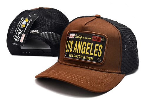 Von Dutch Snapbacks Hat Brown - thehatslover