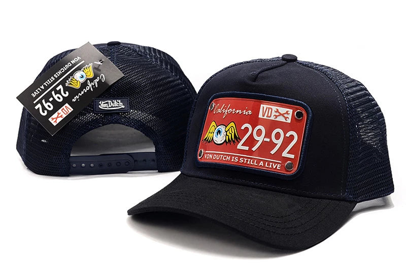 Von Dutch Snapbacks Hat Red Black - thehatslover