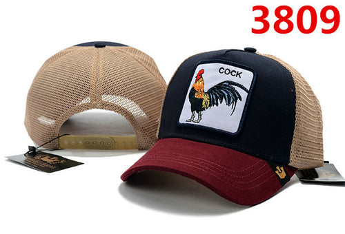 Goorin Bros Hat Cock Red Black Brown - thehatslover