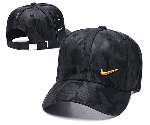 Nike Hat Sportswear Black Gold - thehatslover