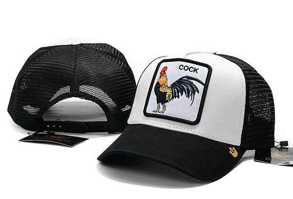 Goorin Bros Hat Cock White Black - thehatslover